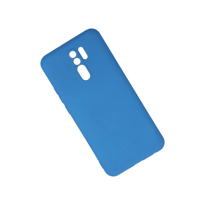 Xiaomi Redmi 9 Kılıf Nano İçi Kadife Silikon - Mavi
