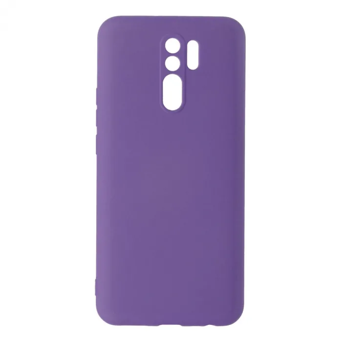 Xiaomi Redmi 9 Kılıf Nano İçi Kadife Silikon - Mor