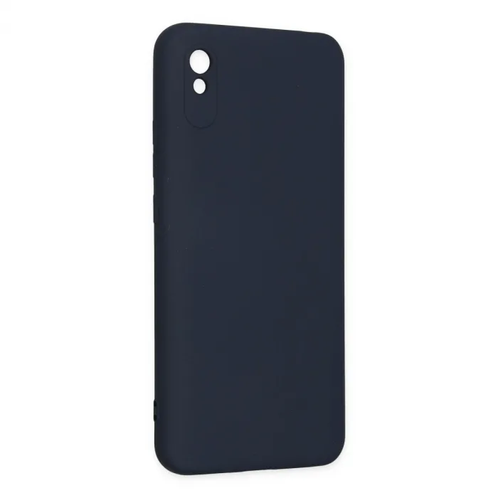 Xiaomi Redmi 9a Kılıf Nano İçi Kadife Silikon - Lacivert