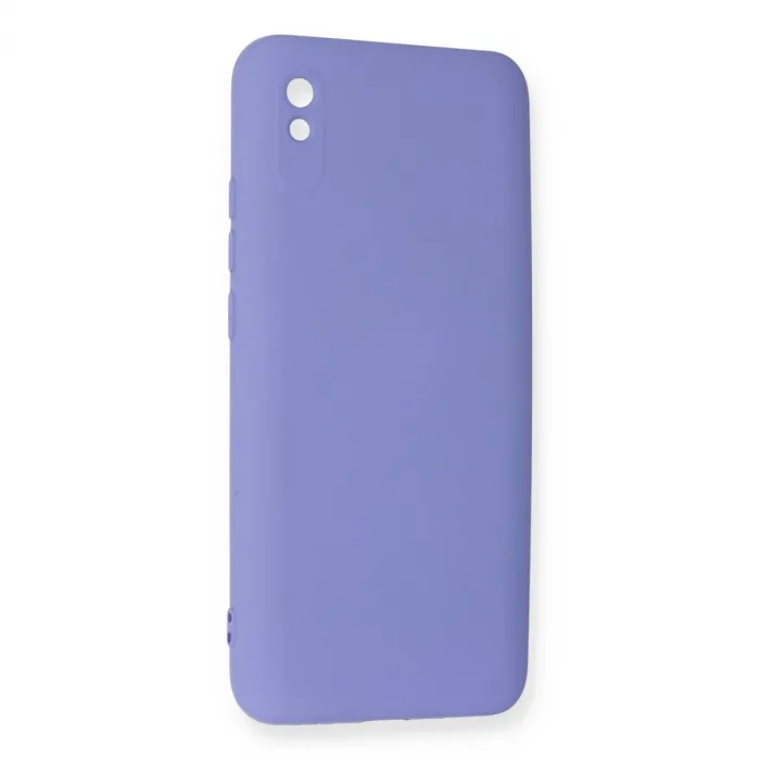 Xiaomi Redmi 9a Kılıf Nano İçi Kadife Silikon - Lila