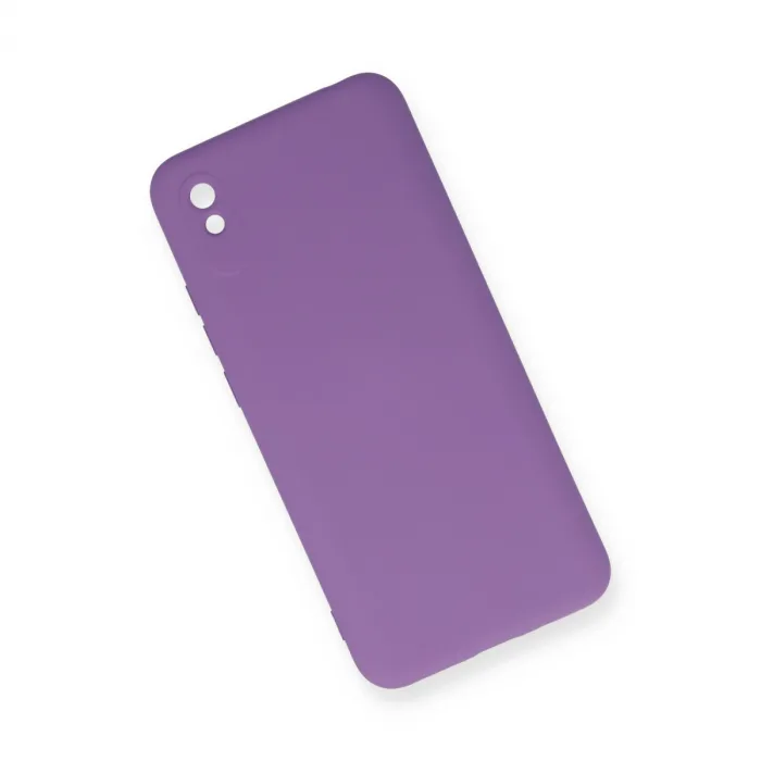 Xiaomi Redmi 9a Kılıf Nano İçi Kadife Silikon - Mor