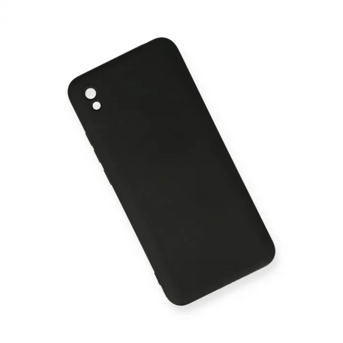 Xiaomi Redmi 9a Kılıf Nano İçi Kadife Silikon - Siyah