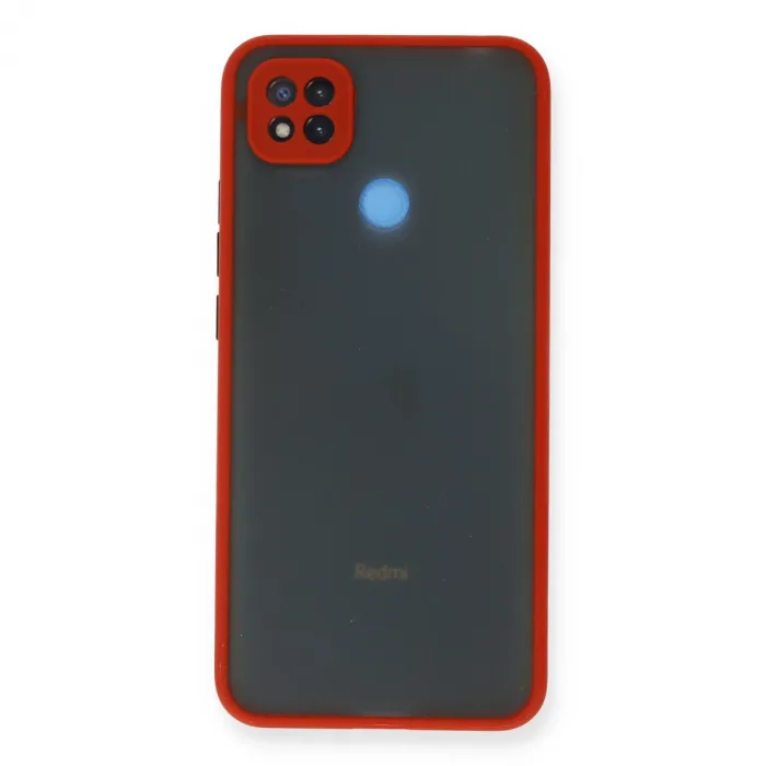 Xiaomi Redmi 9c Kılıf Montreal Silikon Kapak - Kırmızı