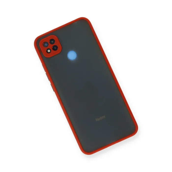 Xiaomi Redmi 9c Kılıf Montreal Silikon Kapak - Kırmızı