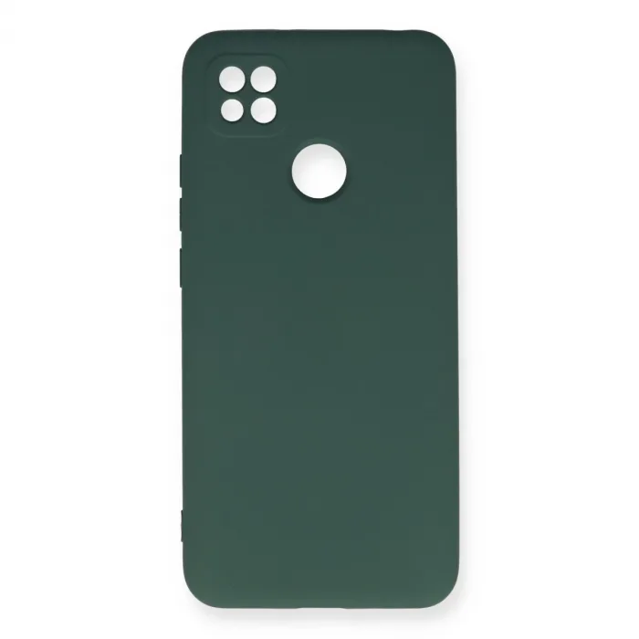 Xiaomi Redmi 9c Kılıf Nano İçi Kadife Silikon - Koyu Yeşil