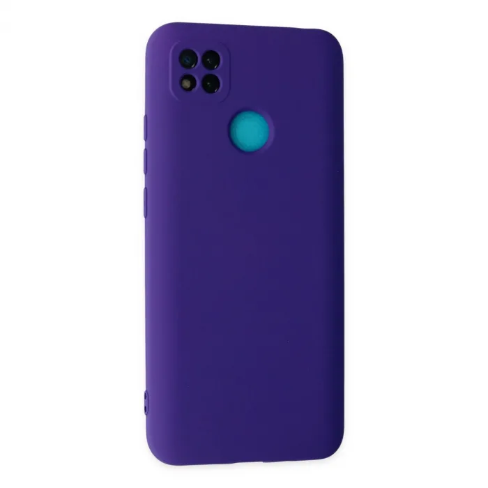 Xiaomi Redmi 9c Kılıf Nano İçi Kadife Silikon - Mor