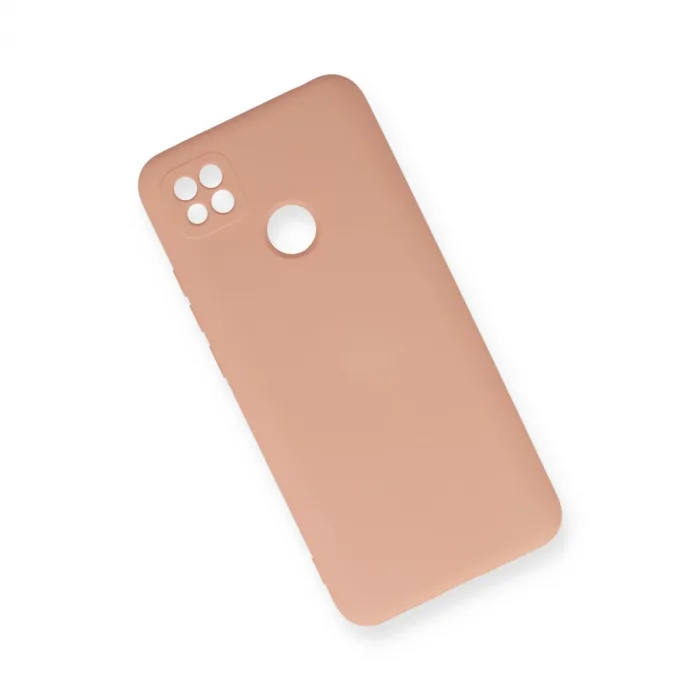 Xiaomi Redmi 9c Kılıf Nano İçi Kadife Silikon - Pudra