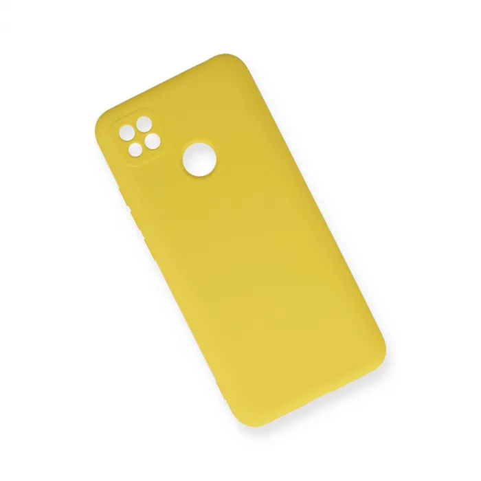 Xiaomi Redmi 9c Kılıf Nano İçi Kadife Silikon - Sarı