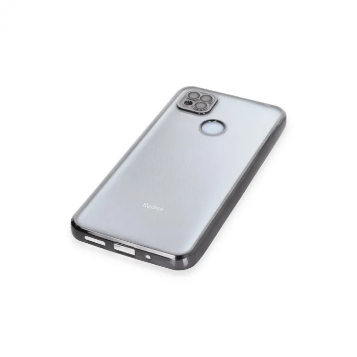 Xiaomi Redmi 9c Kılıf Razer Lensli Silikon - Siyah