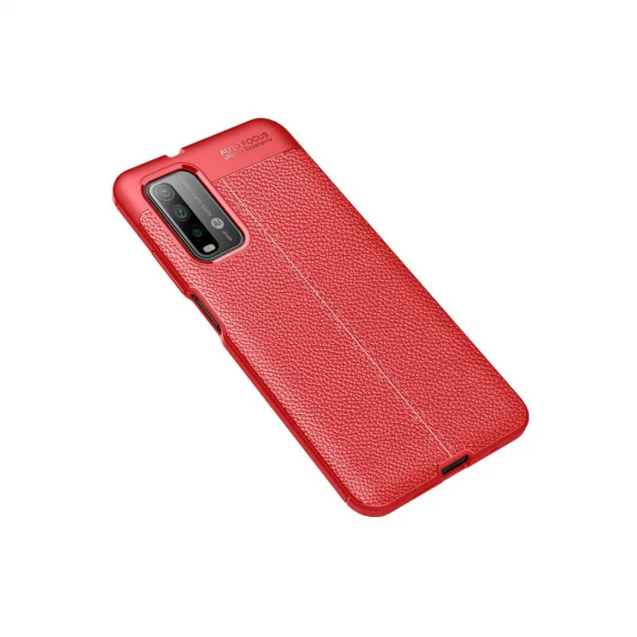 Xiaomi Redmi 9t Kılıf Auto Focus Kapak - Kırmızı