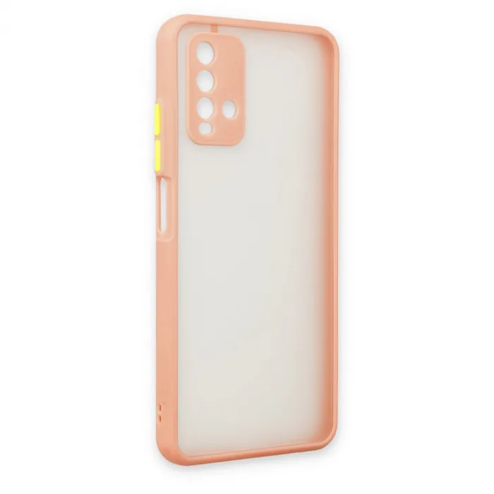 Xiaomi Redmi 9t Kılıf Montreal Silikon Kapak - Pembe