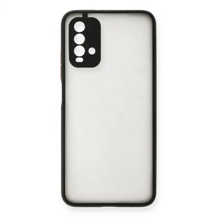 Xiaomi Redmi 9t Kılıf Montreal Silikon Kapak - Siyah