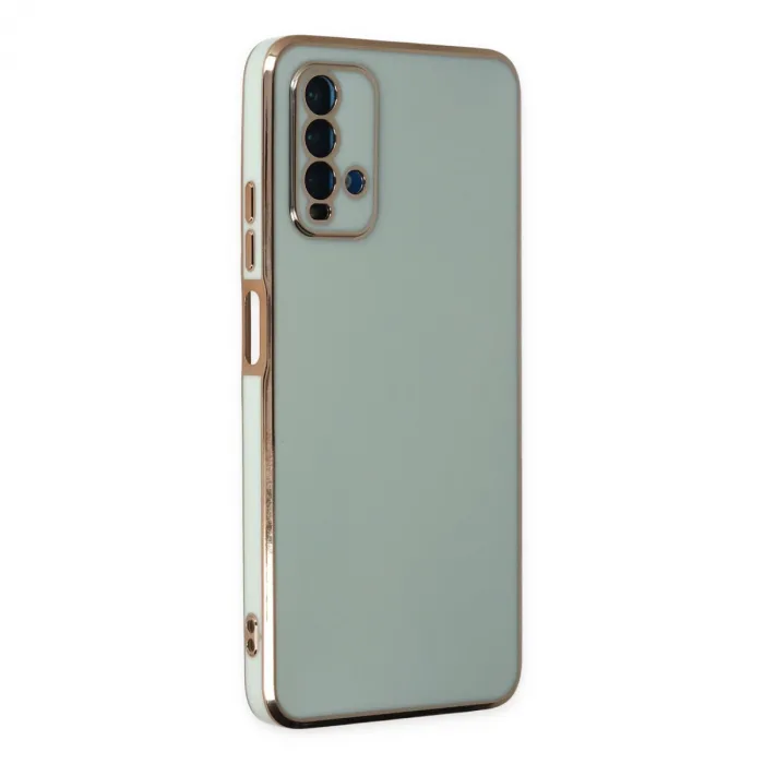 Xiaomi Redmi 9t Kılıf Volet Silikon - Açık Yeşil