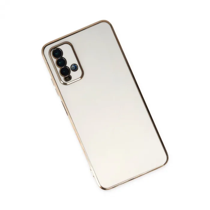 Xiaomi Redmi 9t Kılıf Volet Silikon - Beyaz