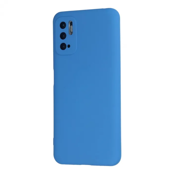 Xiaomi Redmi Note 10 5g Kılıf Nano İçi Kadife Silikon - Mavi