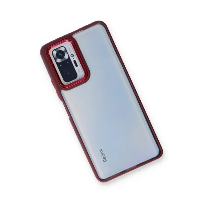Xiaomi Redmi Note 10 Pro Kılıf Dora Kapak - Kırmızı