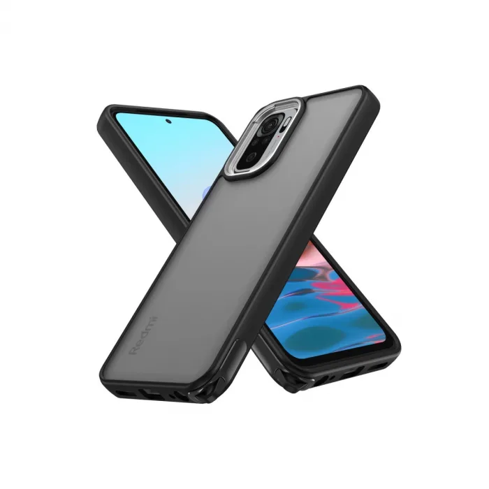 Xiaomi Redmi Note 10 Pro Kılıf Elegant Kapak - Siyah