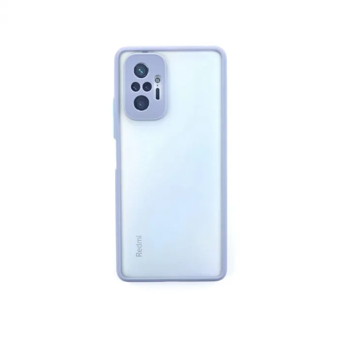 Xiaomi Redmi Note 10 Pro Kılıf Montreal Silikon Kapak - Gri