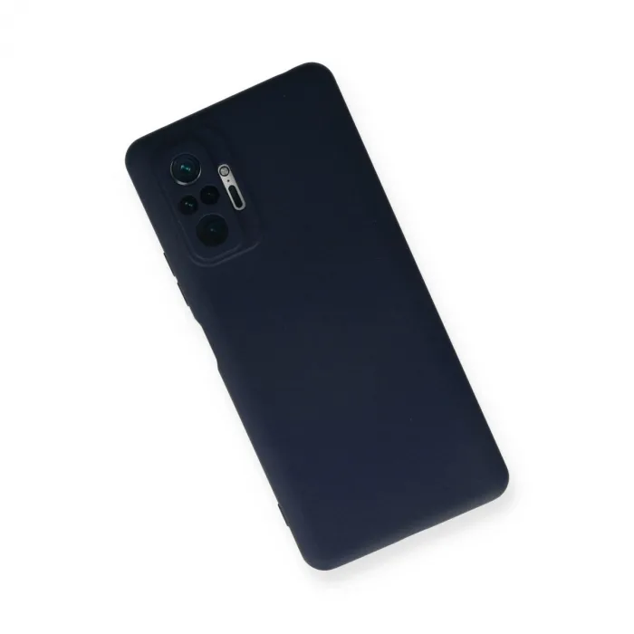 Xiaomi Redmi Note 10 Pro Kılıf Nano İçi Kadife Silikon - Lacivert
