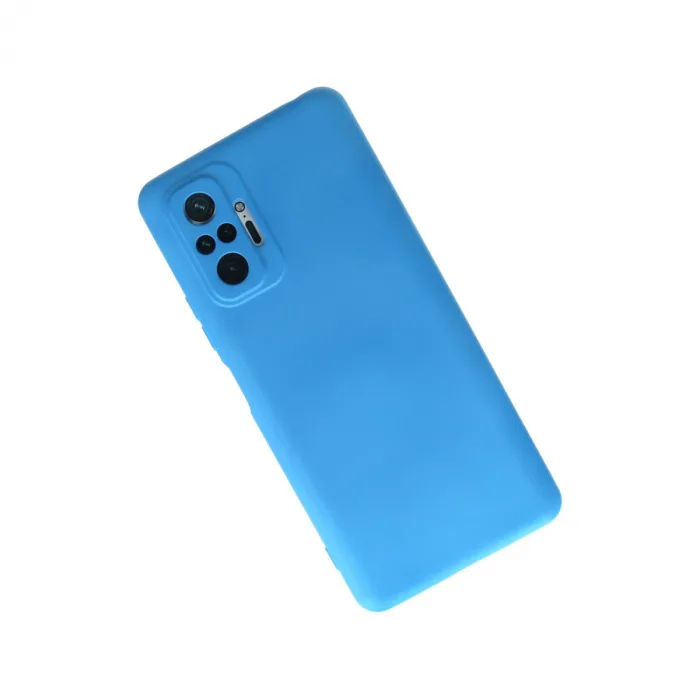 Xiaomi Redmi Note 10 Pro Kılıf Nano İçi Kadife Silikon - Mavi