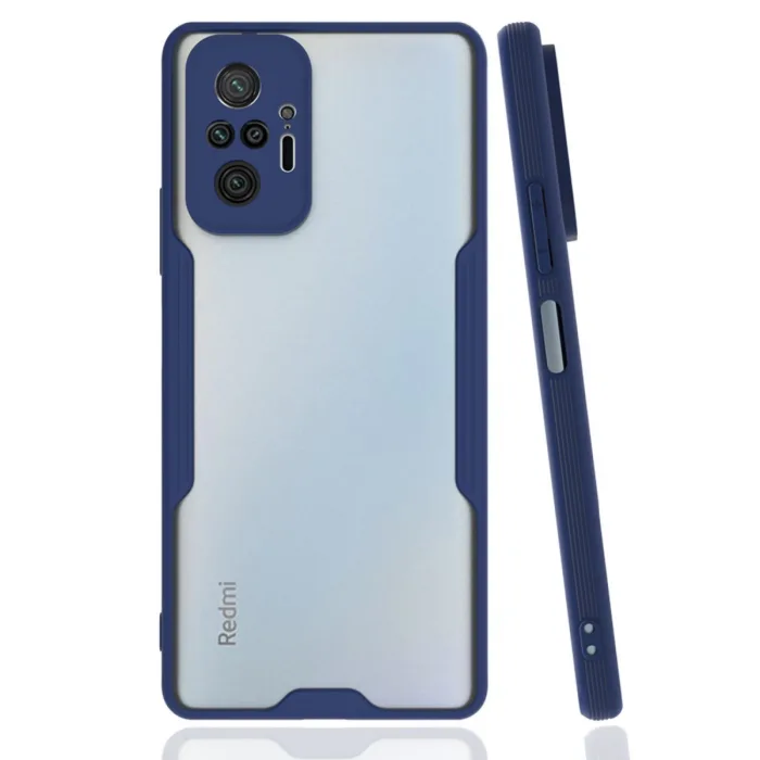 Xiaomi Redmi Note 10 Pro Kılıf Platin Silikon - Lacivert