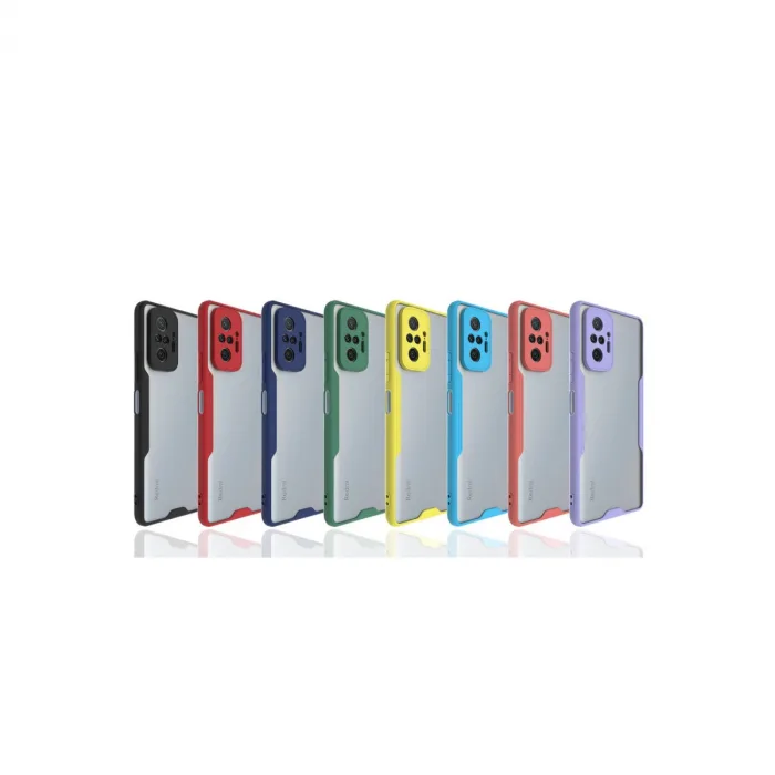 Xiaomi Redmi Note 10 Pro Kılıf Platin Silikon - Mavi