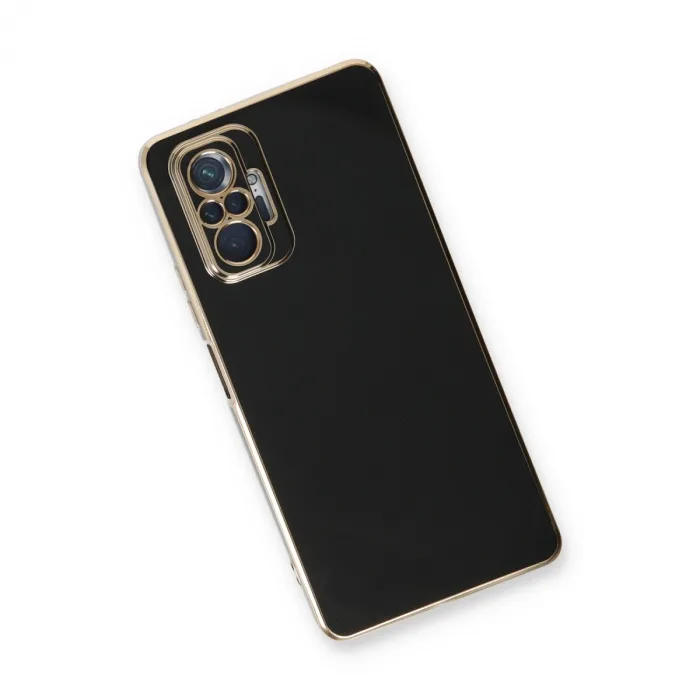 Xiaomi Redmi Note 10 Pro Kılıf Volet Silikon - Siyah