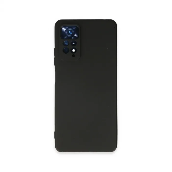 Xiaomi Redmi Note 11 Kılıf First Silikon - Siyah