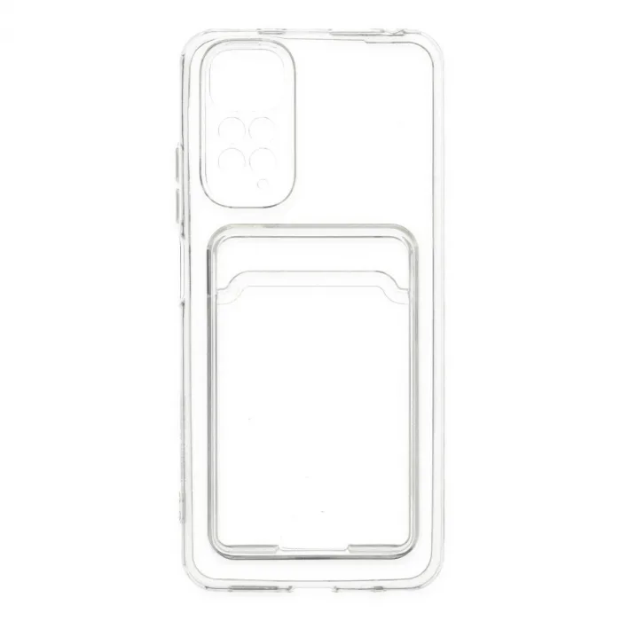Xiaomi Redmi Note 11 Kılıf Kart Şeffaf Silikon - Şeffaf