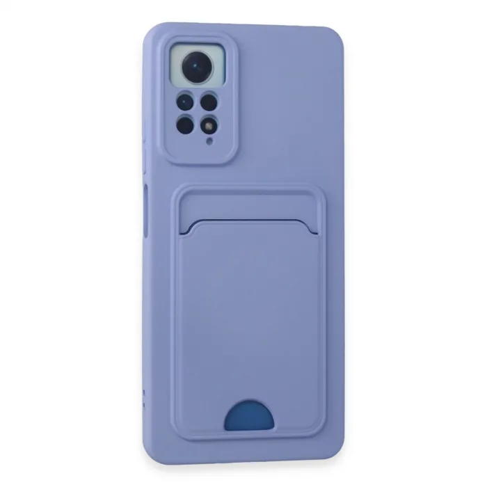 Xiaomi Redmi Note 11 Pro Kılıf Kelvin Kartvizitli Silikon - Lila