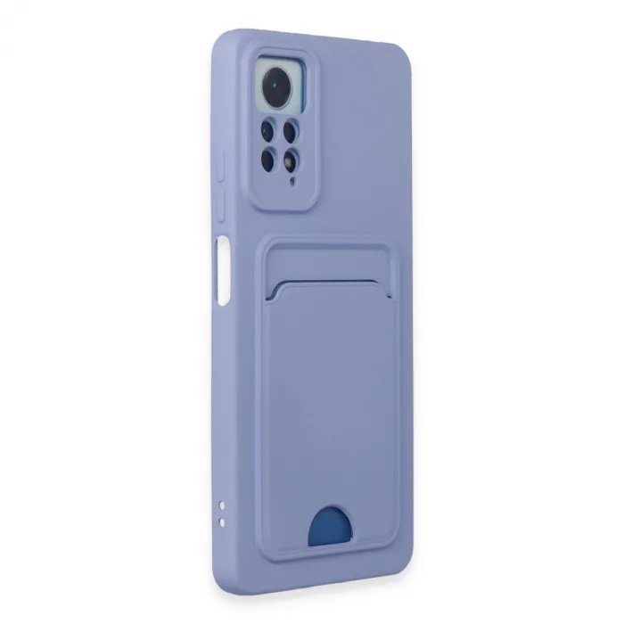 Xiaomi Redmi Note 11 Pro Kılıf Kelvin Kartvizitli Silikon - Lila