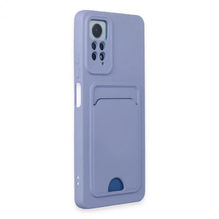 Xiaomi Redmi Note 11 Pro Kılıf Kelvin Kartvizitli Silikon - Lila