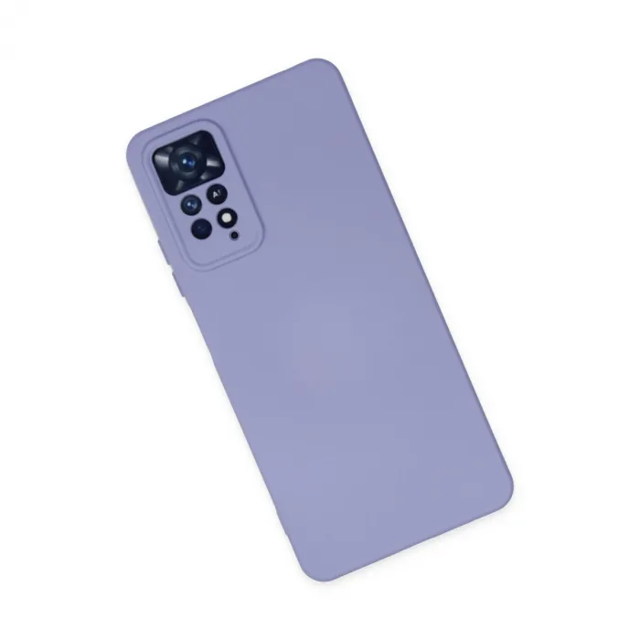 Xiaomi Redmi Note 11 Pro Kılıf Nano İçi Kadife Silikon - Lila