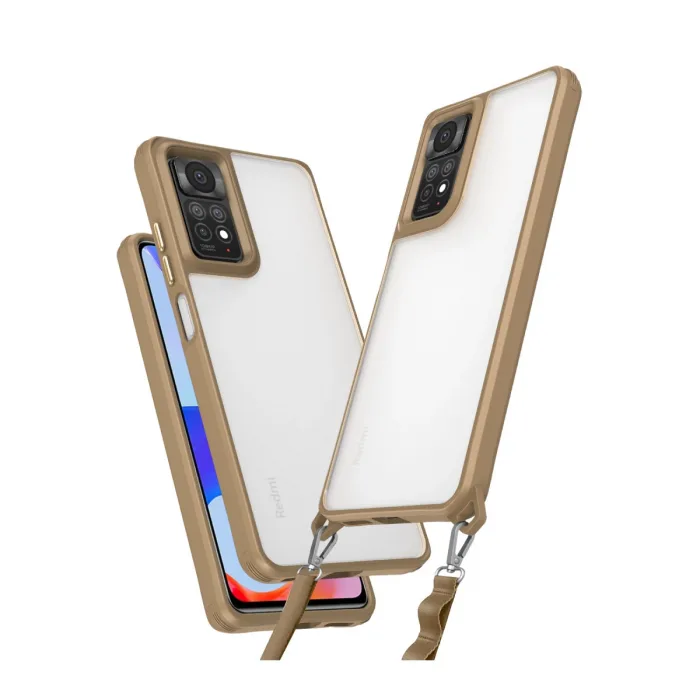 Xiaomi Redmi Note 11 Pro Kılıf Penta Silikon Kılıf - Çöl Titanyum