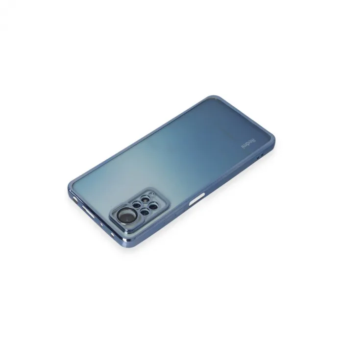 Xiaomi Redmi Note 11 Pro Kılıf Razer Lensli Silikon - Açık Mavi