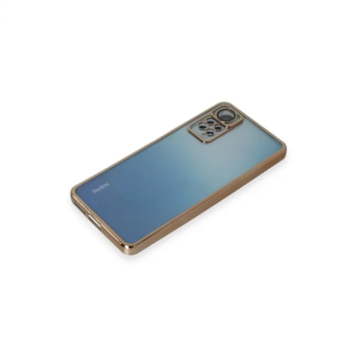 Xiaomi Redmi Note 11 Pro Kılıf Razer Lensli Silikon - Gold