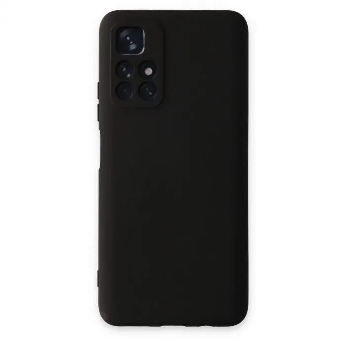 Xiaomi Redmi Note 11t Kılıf Nano İçi Kadife Silikon - Siyah