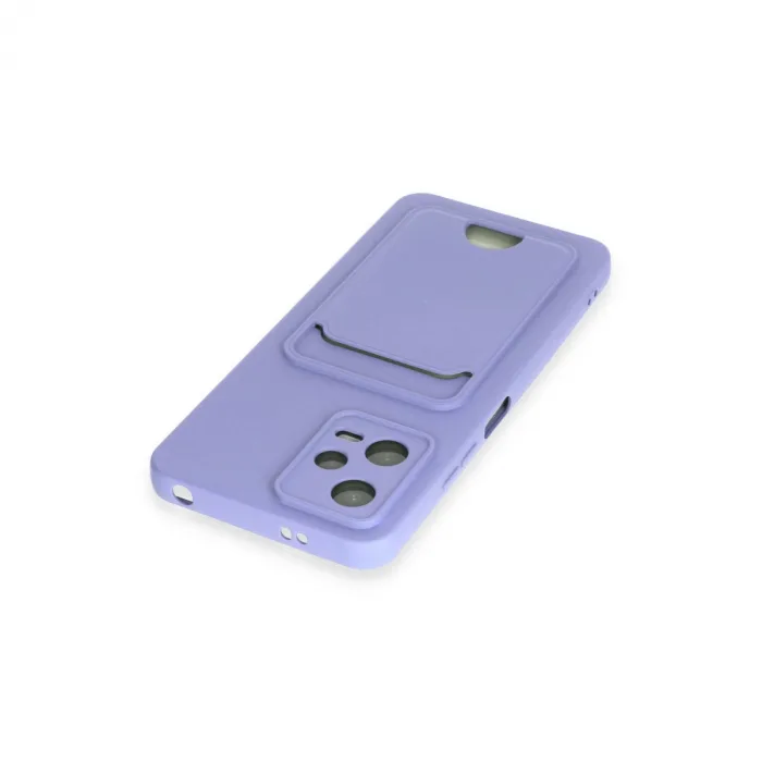 Xiaomi Redmi Note 12 4g Kılıf Kelvin Kartvizitli Silikon - Lila