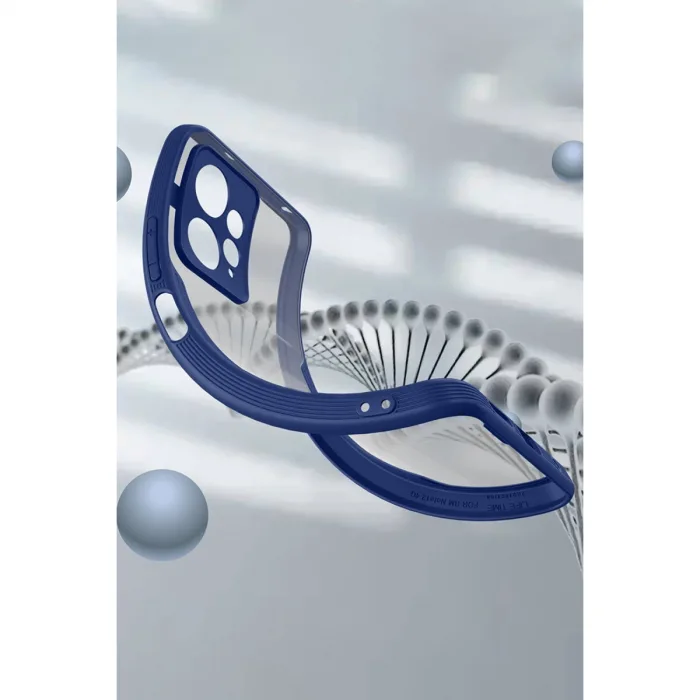 Xiaomi Redmi Note 12 4g Kılıf Platin Silikon - Mavi