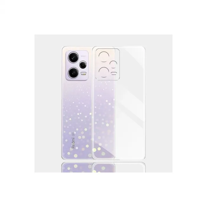 Xiaomi Redmi Note 12 5G Kılıf Lüx Şeffaf Silikon