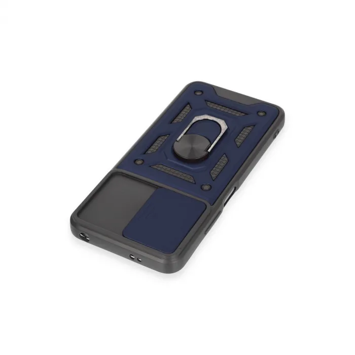 Xiaomi Redmi Note 12 5g Kılıf Pars Lens Yüzüklü Silikon - Lacivert