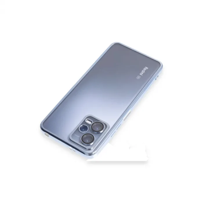 Xiaomi Redmi Note 12 5g Kılıf Razer Lensli Silikon - Açık Mavi