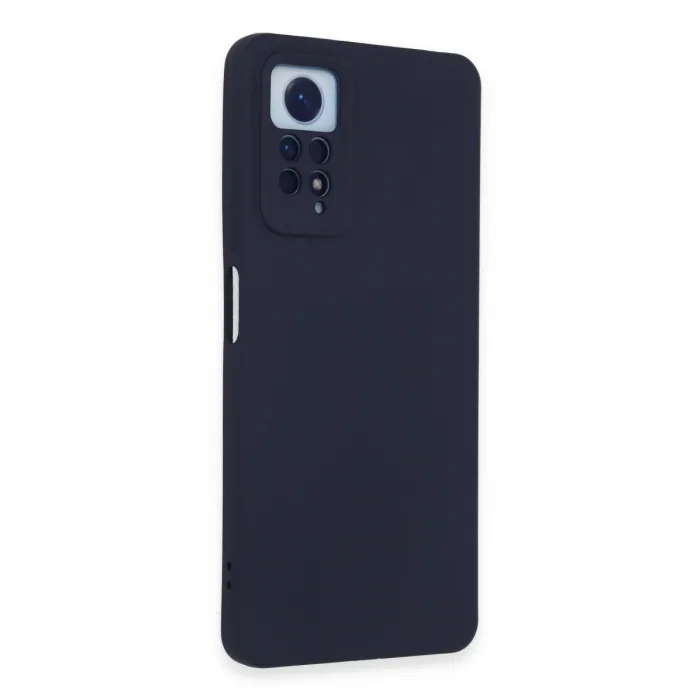 Xiaomi Redmi Note 12 Pro 4g Kılıf Nano İçi Kadife Silikon - Lacivert