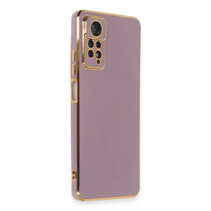 Xiaomi Redmi Note 12 Pro 4g Kılıf Volet Silikon - Mor