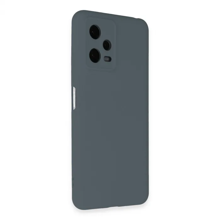 Xiaomi Redmi Note 12 Pro 5g Kılıf Nano İçi Kadife Silikon - Gri