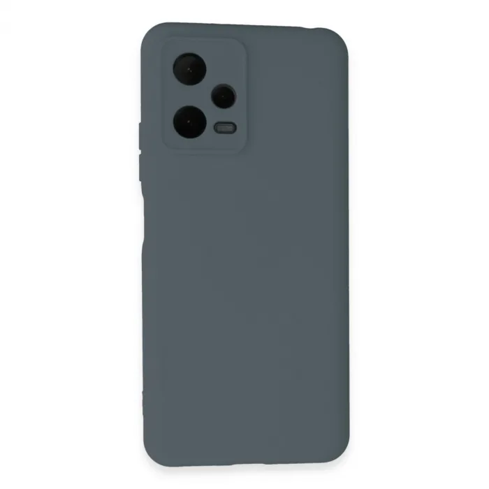 Xiaomi Redmi Note 12 Pro 5g Kılıf Nano İçi Kadife Silikon - Gri