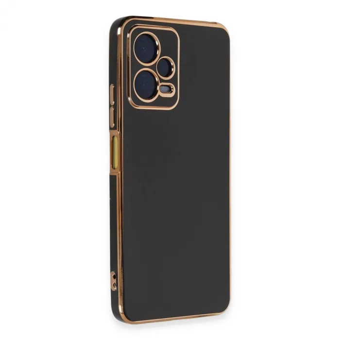 Xiaomi Redmi Note 12 Pro 5G Kılıf Volet Silikon - Siyah