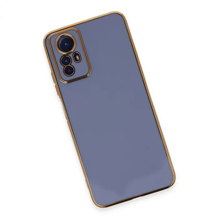 Xiaomi Redmi Note 12S Kılıf Volet Silikon - Mavi