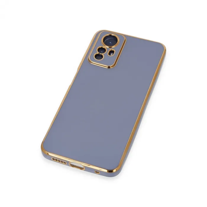 Xiaomi Redmi Note 12S Kılıf Volet Silikon - Mavi