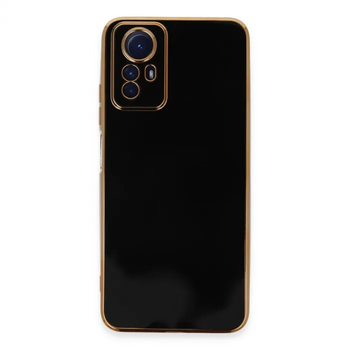 Xiaomi Redmi Note 12S Kılıf Volet Silikon - Siyah